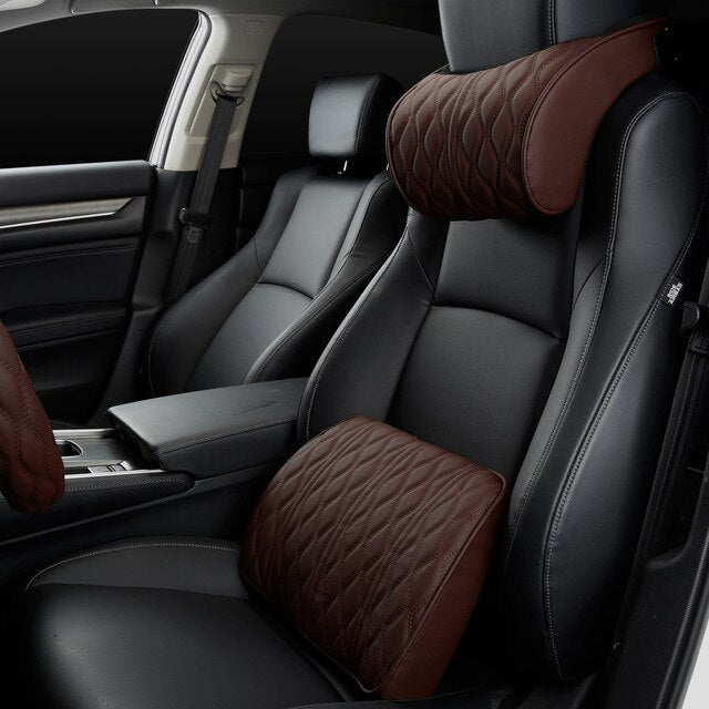 Car Headrest and Back Cushions
