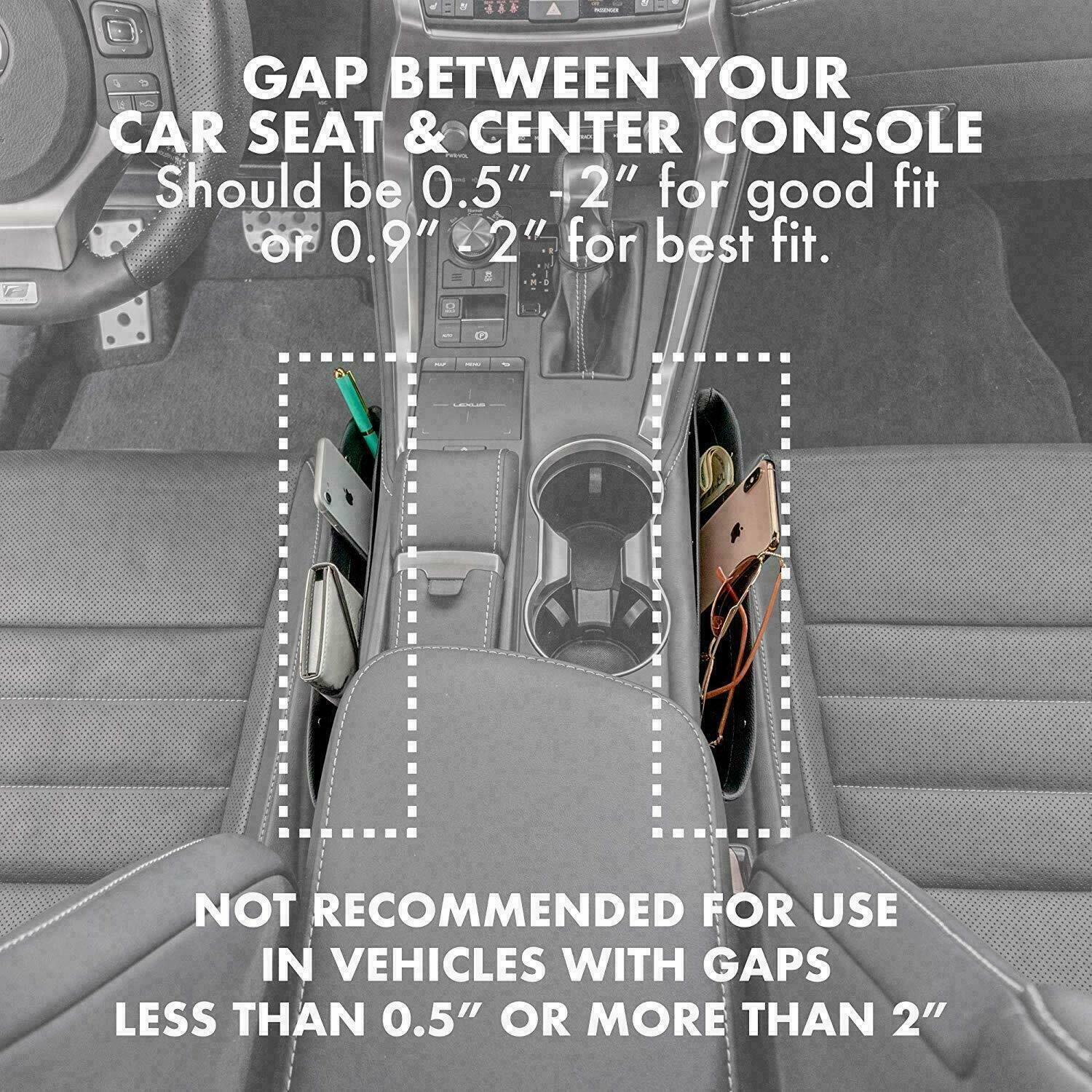 Car Seat Gap Organizer (2-Pack)