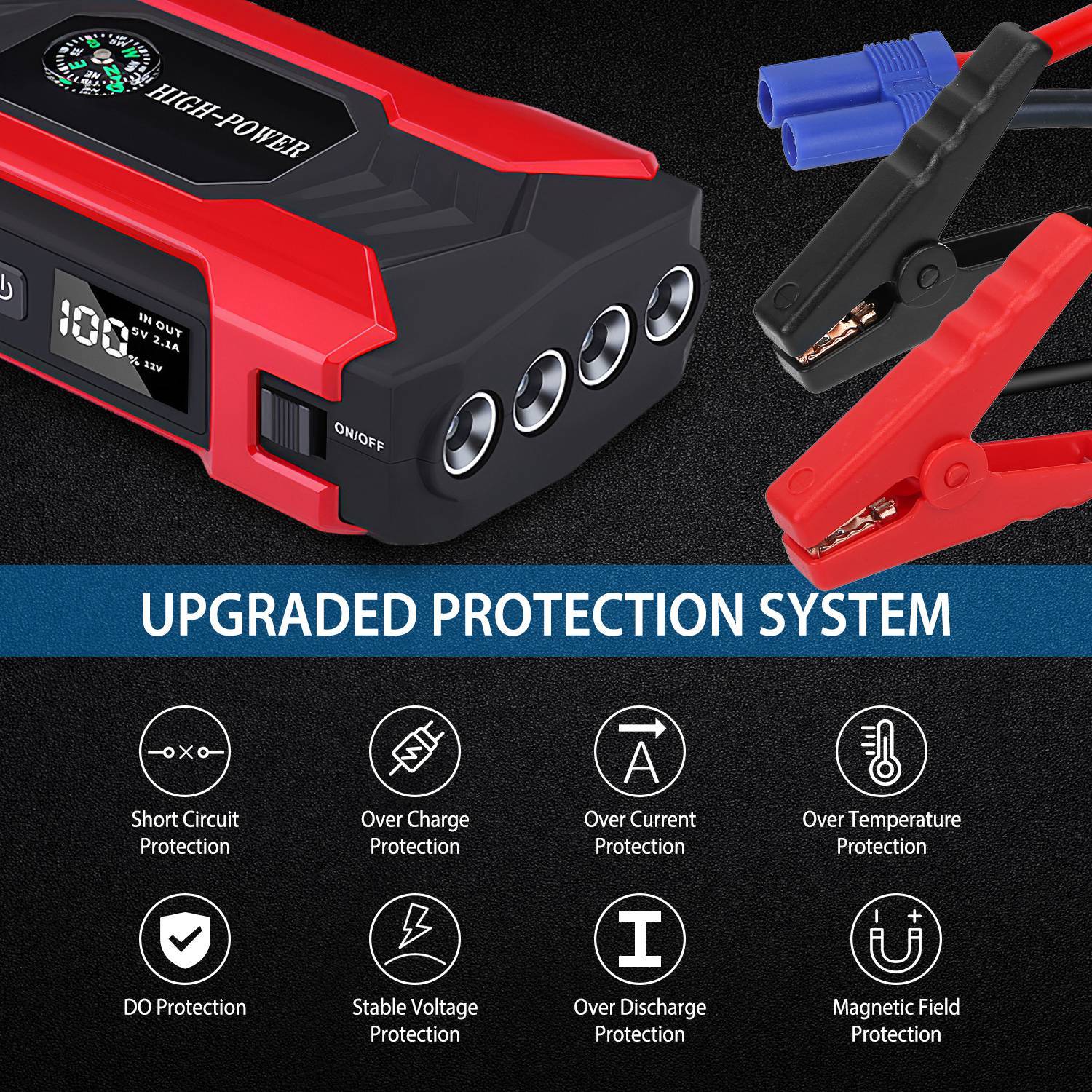 Jump Starter/Booster 800A Peak Power